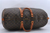Authentic Louis Vuitton Monogram Keepall 55 Travel Boston Bag M41424 LV 6110D