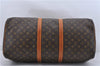 Authentic Louis Vuitton Monogram Keepall 55 Travel Boston Bag M41424 LV 6110D
