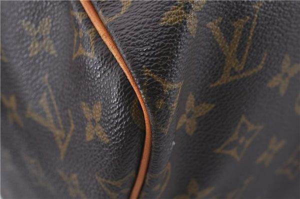 Authentic Louis Vuitton Monogram Keepall 55 Travel Boston Bag M41424 LV 6110D