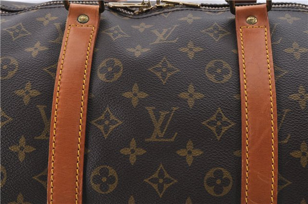 Authentic Louis Vuitton Monogram Keepall 55 Travel Boston Bag M41424 LV 6110D