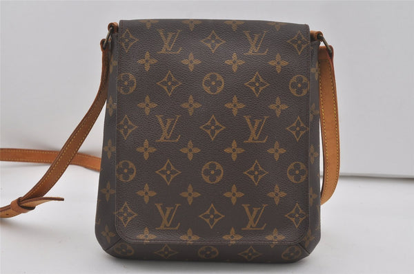 Auth Louis Vuitton Monogram Musette Salsa M51387 Long Shoulder Cross Bag 6110I
