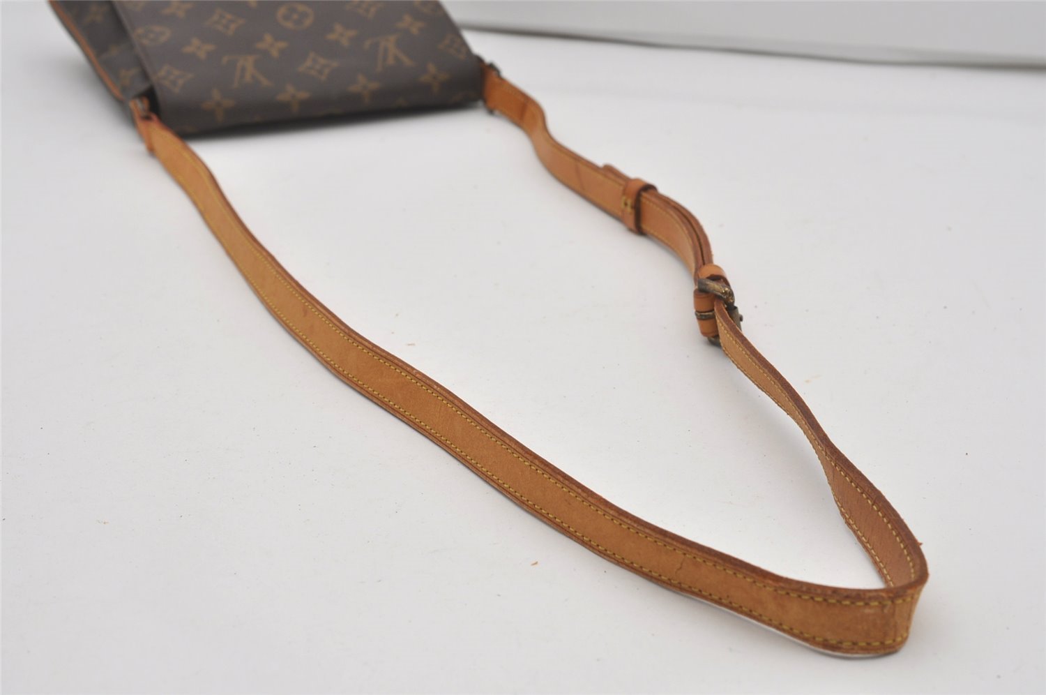 Auth Louis Vuitton Monogram Musette Salsa M51387 Long Shoulder Cross Bag 6110I