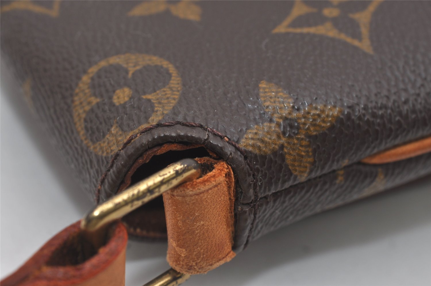 Auth Louis Vuitton Monogram Musette Salsa M51387 Long Shoulder Cross Bag 6110I