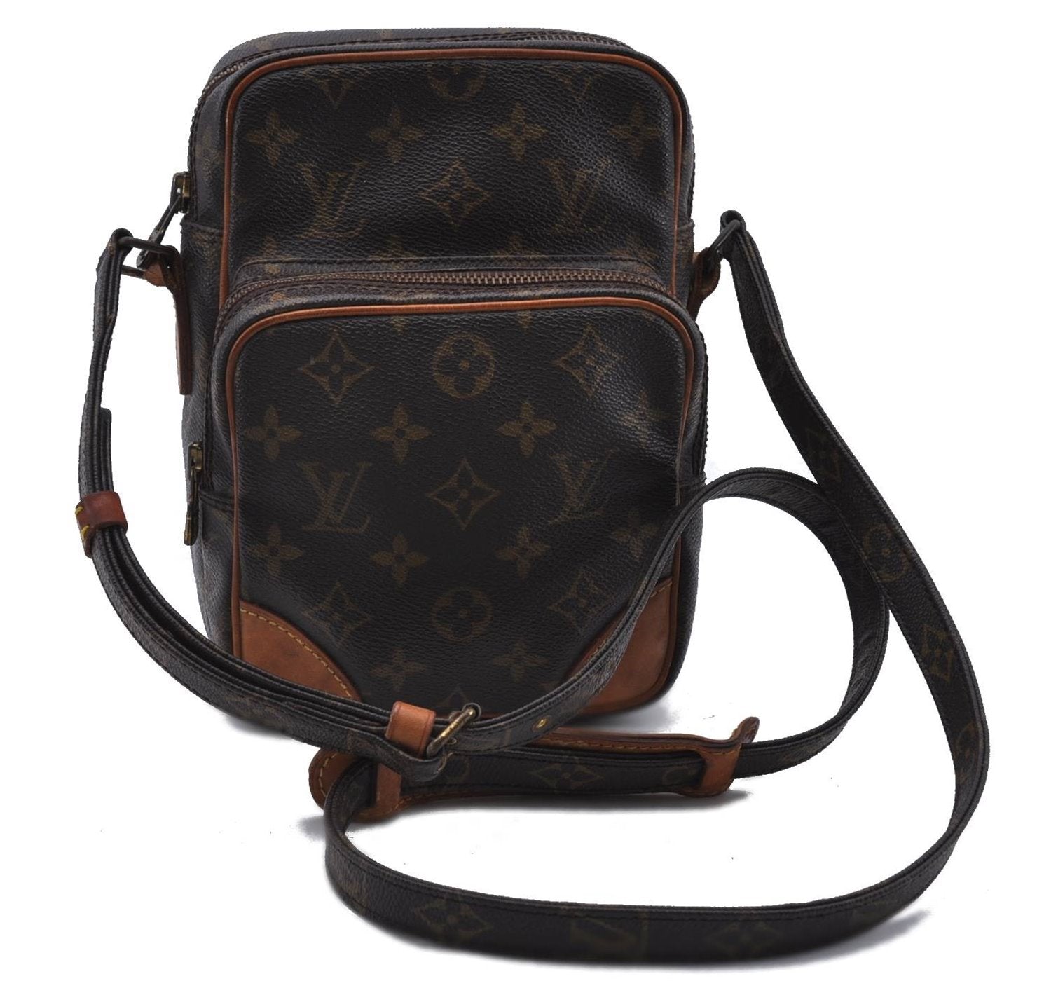 Authentic LOUIS VUITTON Monogram Amazone Shoulder Cross Bag M45236 LV 6111C