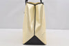 Authentic Louis Vuitton Vernis Reade PM Hand Bag Light Yellow M91145 LV 6111I