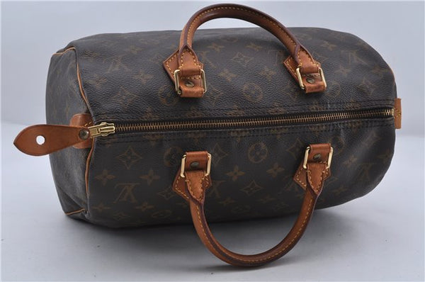 Authentic LOUIS VUITTON Monogram Speedy 30 Hand Bag M41526 LV 6112C