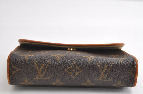 Authentic Louis Vuitton Monogram Pochette Florentine Waist Bag M51855 Junk 6112I