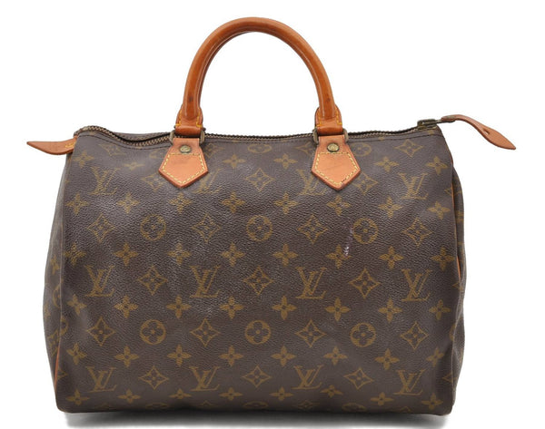 Authentic LOUIS VUITTON Monogram Speedy 30 Hand Bag Old Model LV 6113C