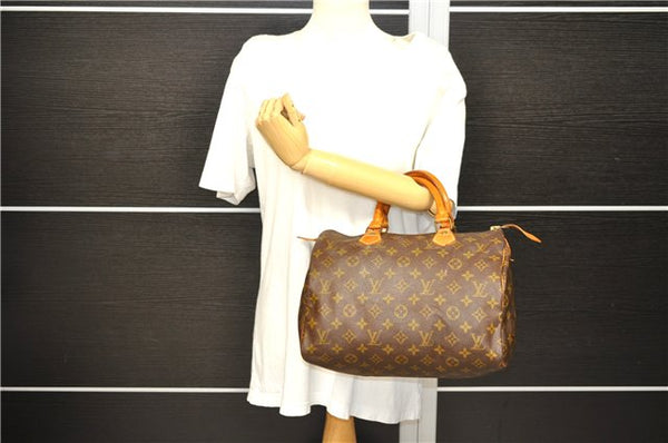 Authentic LOUIS VUITTON Monogram Speedy 30 Hand Bag Old Model LV 6113C