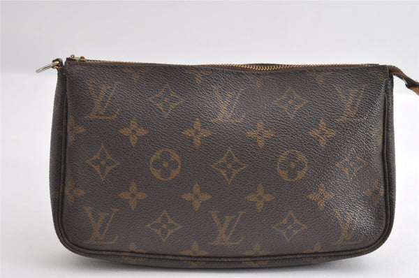 Authentic Louis Vuitton Monogram Pochette Accessoires Pouch M51980 LV Junk 6113I