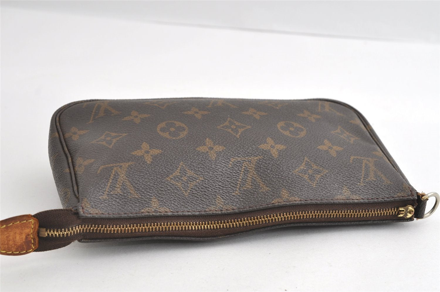 Authentic Louis Vuitton Monogram Pochette Accessoires Pouch M51980 LV Junk 6113I