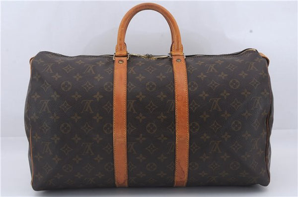 Authentic Louis Vuitton Monogram Keepall 45 Travel Boston Bag M41428 LV 6114D