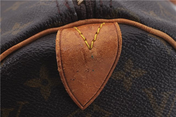 Authentic Louis Vuitton Monogram Keepall 45 Travel Boston Bag M41428 LV 6114D