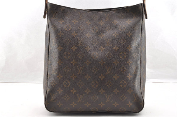 Authentic Louis Vuitton Monogram Looping GM Shoulder Bag M51145 LV 6114I