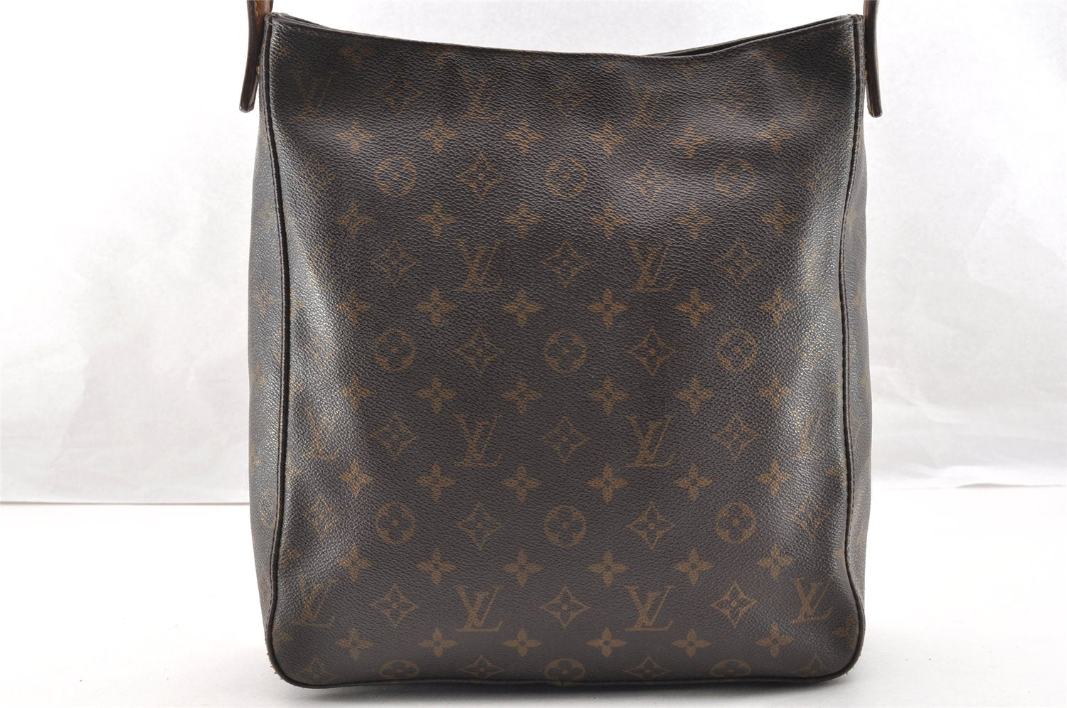 Authentic Louis Vuitton Monogram Looping GM Shoulder Bag M51145 LV 6114I