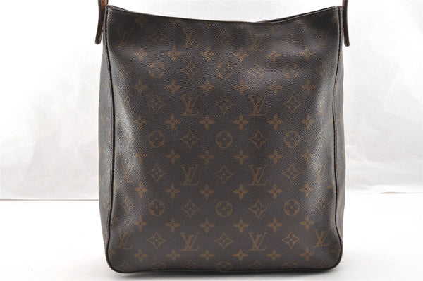 Authentic Louis Vuitton Monogram Looping GM Shoulder Bag M51145 LV 6114I