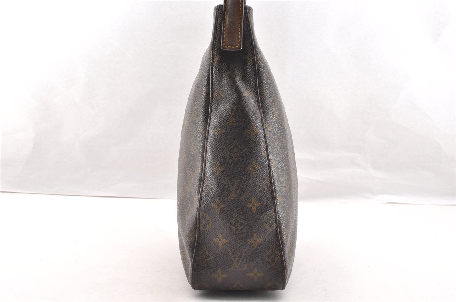 Authentic Louis Vuitton Monogram Looping GM Shoulder Bag M51145 LV 6114I