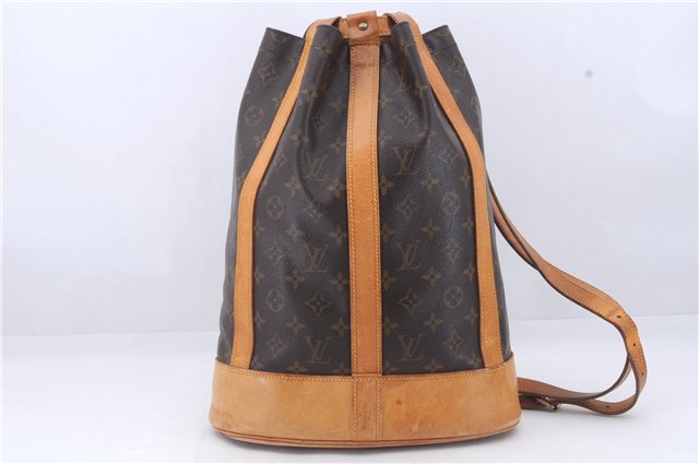 Authentic Louis Vuitton Monogram Randonnee PM Shoulder Bag M42243 LV 6115D