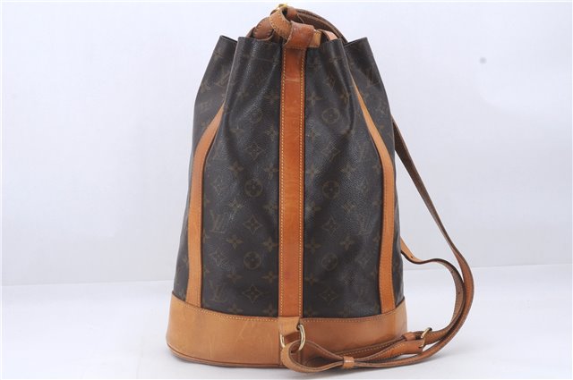 Authentic Louis Vuitton Monogram Randonnee PM Shoulder Bag M42243 LV 6115D