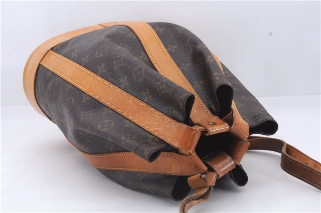 Authentic Louis Vuitton Monogram Randonnee PM Shoulder Bag M42243 LV 6115D