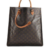 Authentic Louis Vuitton Monogram Sac Plat Hand Tote Bag Old Model LV Junk 6115I