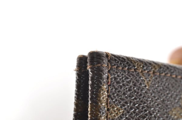 Authentic Louis Vuitton Monogram Sac Plat Hand Tote Bag Old Model LV Junk 6115I