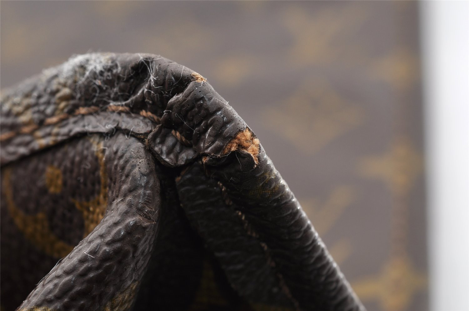 Authentic Louis Vuitton Monogram Sac Plat Hand Tote Bag Old Model LV Junk 6115I