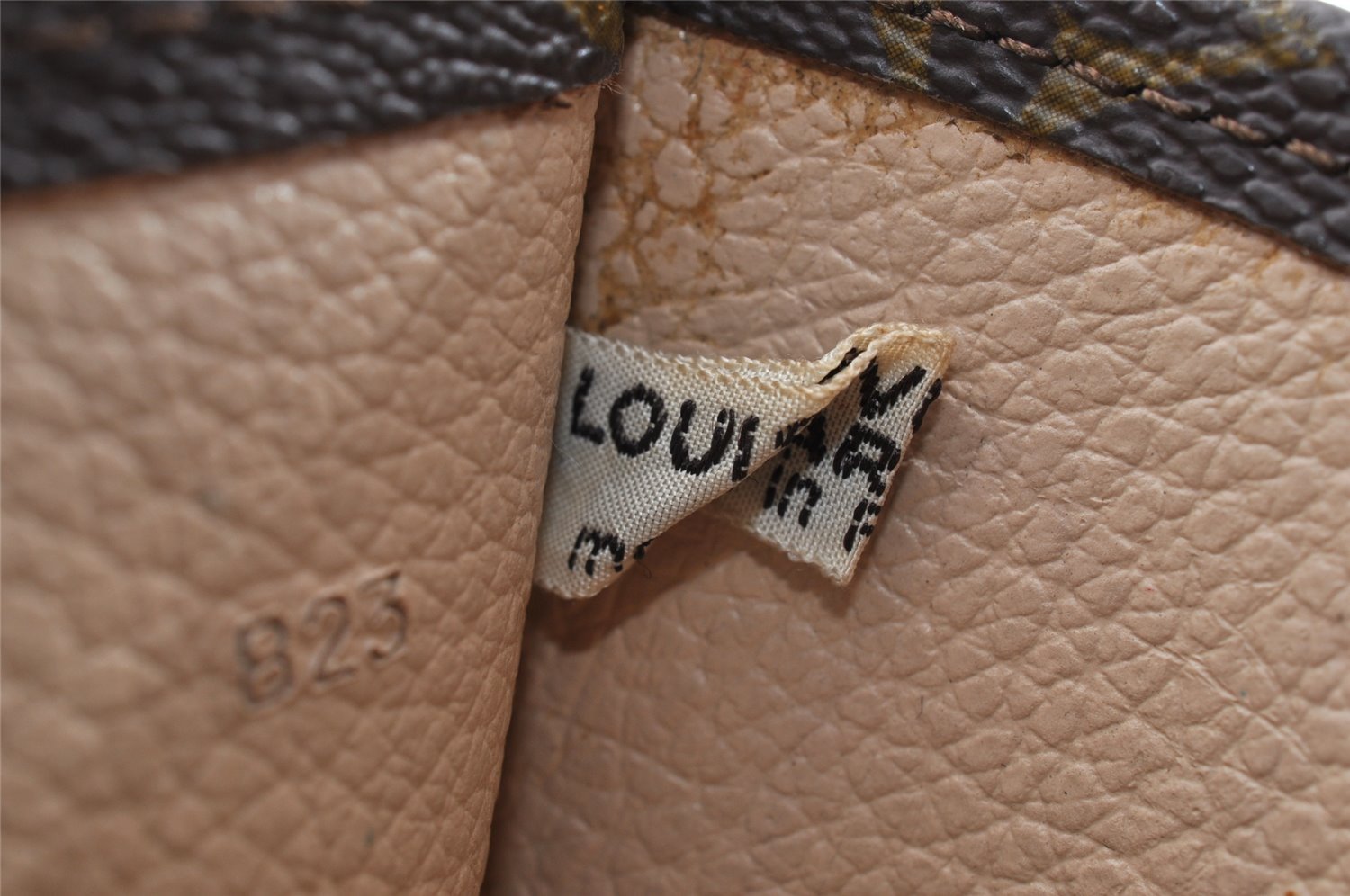 Authentic Louis Vuitton Monogram Sac Plat Hand Tote Bag Old Model LV Junk 6115I