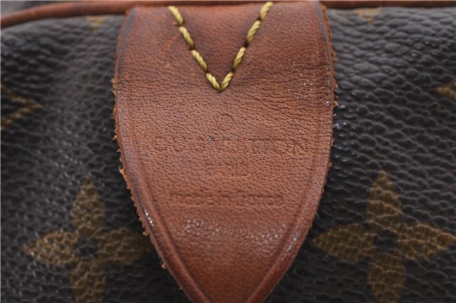 Authentic Louis Vuitton Monogram Sac Souple 45 Hand Boston Bag M41624 LV 6116D