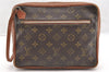 Authentic Louis Vuitton Monogram Pochette Sport Clutch Hand Bag Old Model 6116I