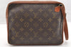 Authentic Louis Vuitton Monogram Pochette Sport Clutch Hand Bag Old Model 6116I