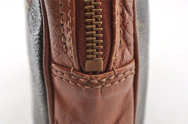 Authentic Louis Vuitton Monogram Pochette Sport Clutch Hand Bag Old Model 6116I