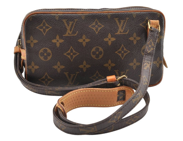 Auth Louis Vuitton Monogram Marly Bandouliere Shoulder Bag M51828 Junk 6117I