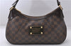 Authentic Louis Vuitton Damier Canvas Thames PM Shoulder Bag N48180 LV 6118D