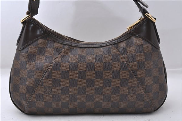 Authentic Louis Vuitton Damier Canvas Thames PM Shoulder Bag N48180 LV 6118D