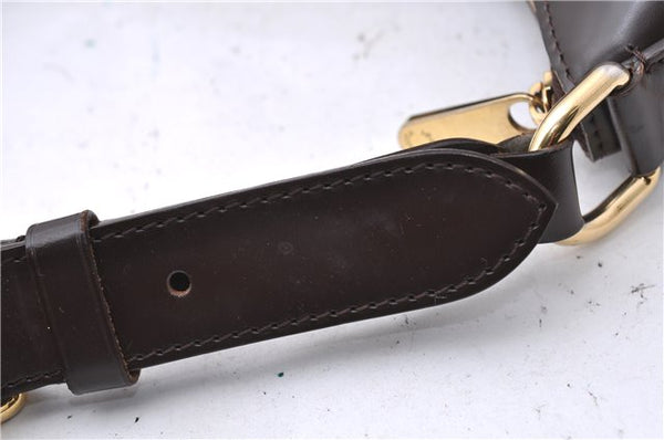 Authentic Louis Vuitton Damier Canvas Thames PM Shoulder Bag N48180 LV 6118D