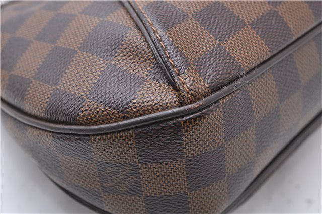 Authentic Louis Vuitton Damier Canvas Thames PM Shoulder Bag N48180 LV 6118D