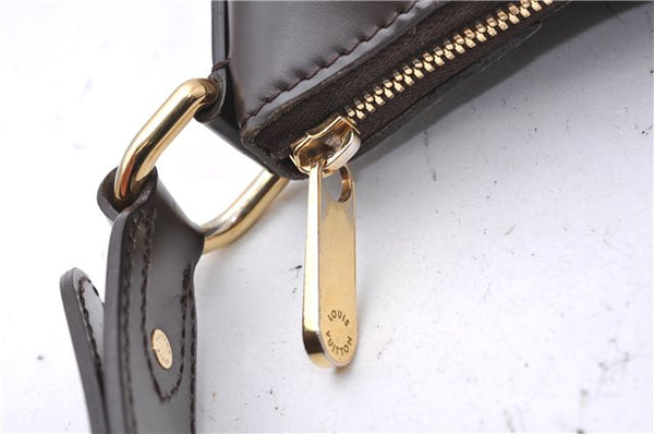 Authentic Louis Vuitton Damier Canvas Thames PM Shoulder Bag N48180 LV 6118D