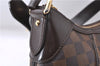 Authentic Louis Vuitton Damier Canvas Thames PM Shoulder Bag N48180 LV 6118D