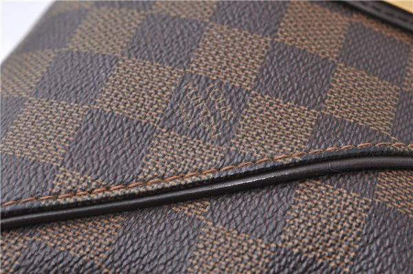 Authentic Louis Vuitton Damier Canvas Thames PM Shoulder Bag N48180 LV 6118D