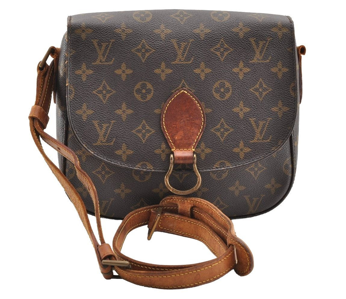 Auth Louis Vuitton Monogram Saint Cloud GM M51242 Shoulder Cross Bag Junk 6118I
