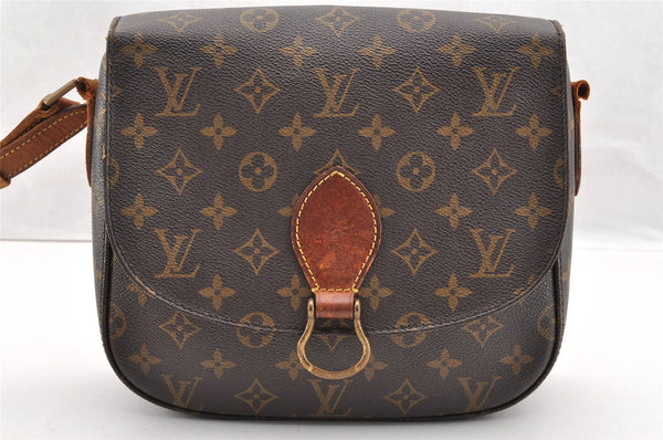 Auth Louis Vuitton Monogram Saint Cloud GM M51242 Shoulder Cross Bag Junk 6118I