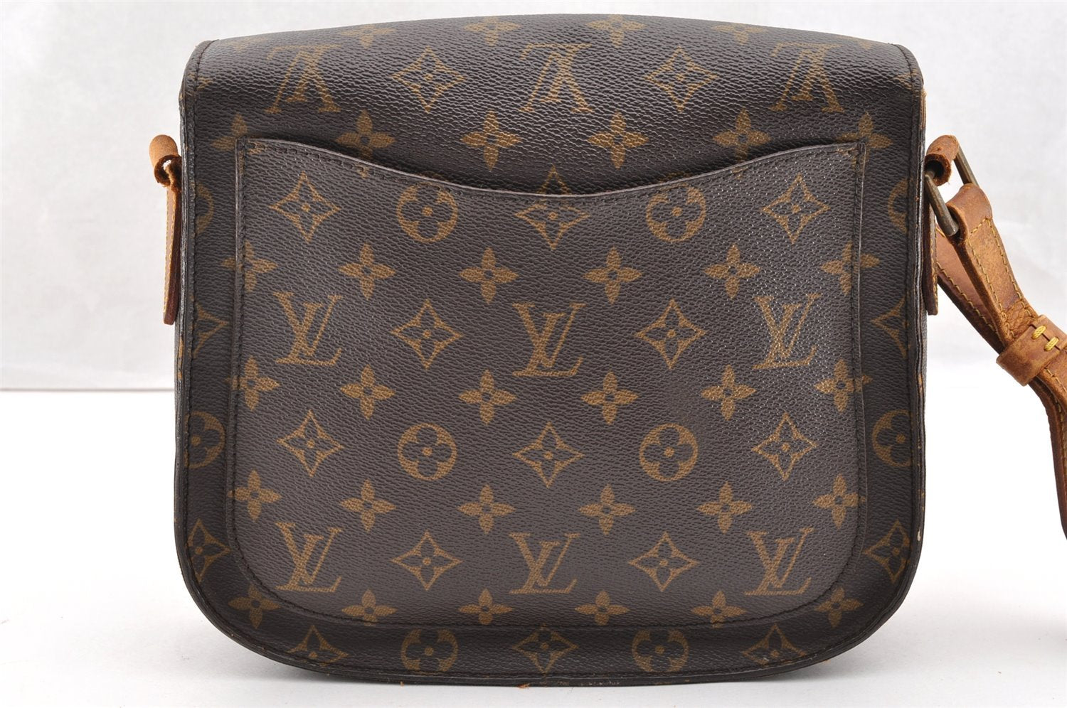 Auth Louis Vuitton Monogram Saint Cloud GM M51242 Shoulder Cross Bag Junk 6118I