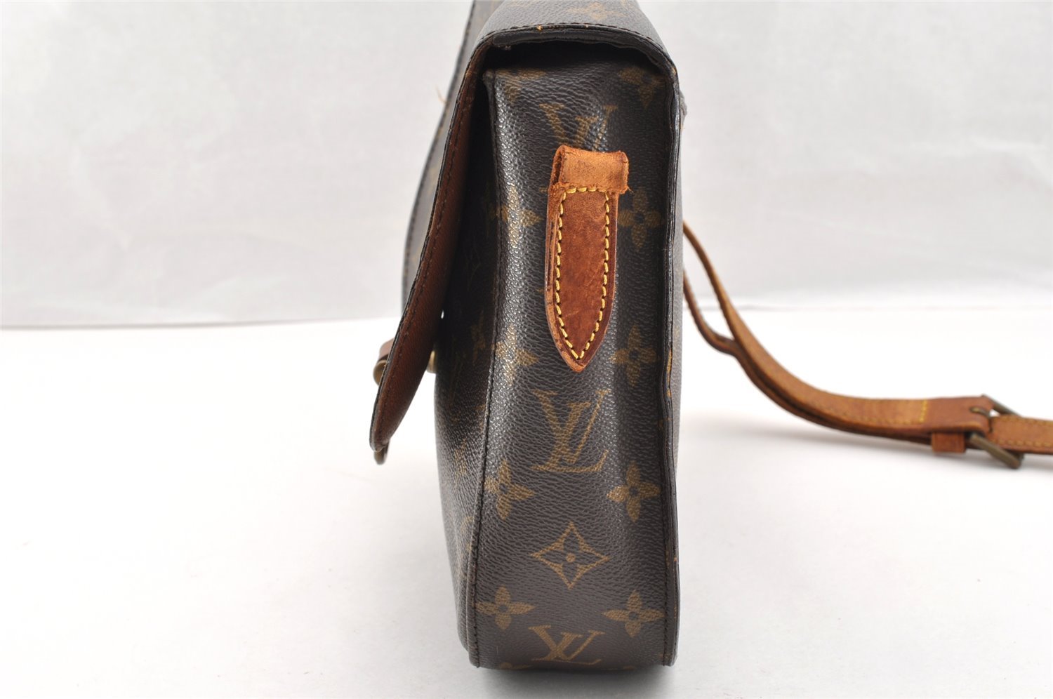 Auth Louis Vuitton Monogram Saint Cloud GM M51242 Shoulder Cross Bag Junk 6118I