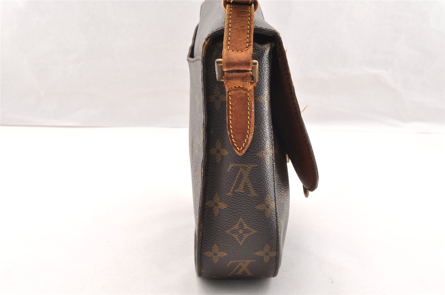 Auth Louis Vuitton Monogram Saint Cloud GM M51242 Shoulder Cross Bag Junk 6118I