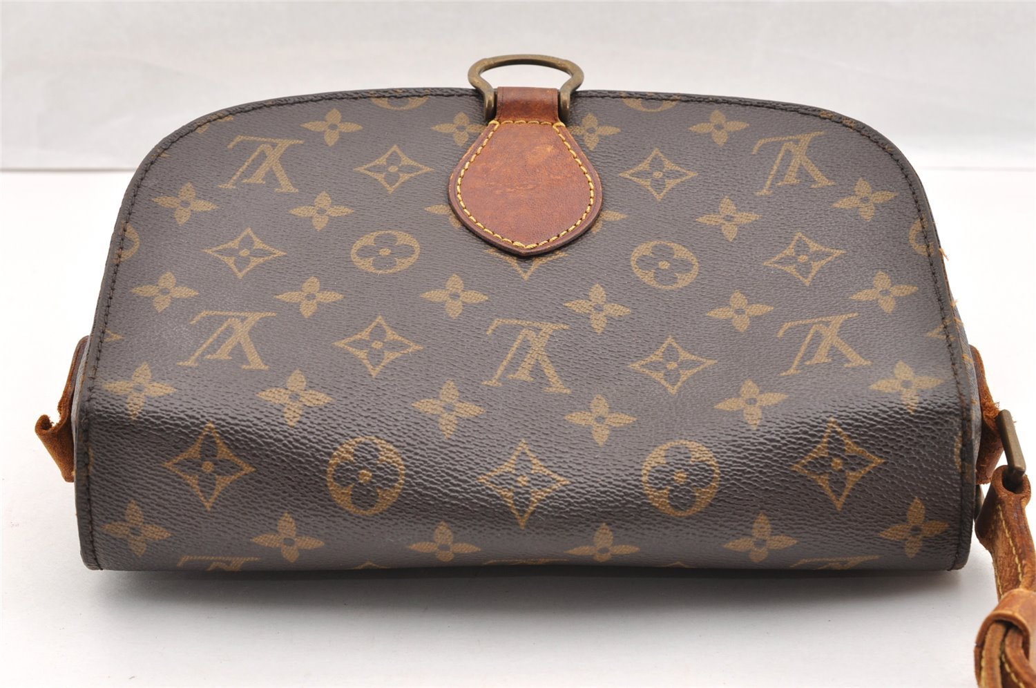 Auth Louis Vuitton Monogram Saint Cloud GM M51242 Shoulder Cross Bag Junk 6118I