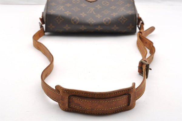 Auth Louis Vuitton Monogram Saint Cloud GM M51242 Shoulder Cross Bag Junk 6118I