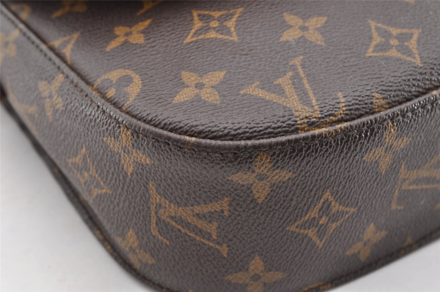 Auth Louis Vuitton Monogram Saint Cloud GM M51242 Shoulder Cross Bag Junk 6118I