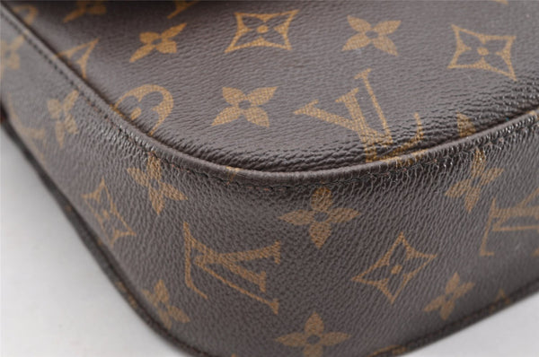 Auth Louis Vuitton Monogram Saint Cloud GM M51242 Shoulder Cross Bag Junk 6118I