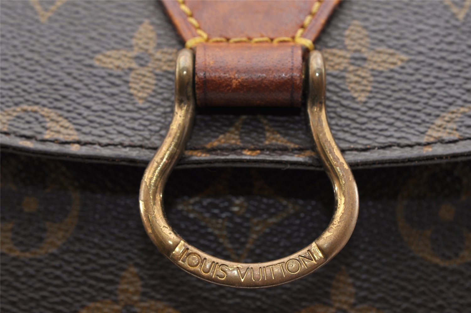 Auth Louis Vuitton Monogram Saint Cloud GM M51242 Shoulder Cross Bag Junk 6118I